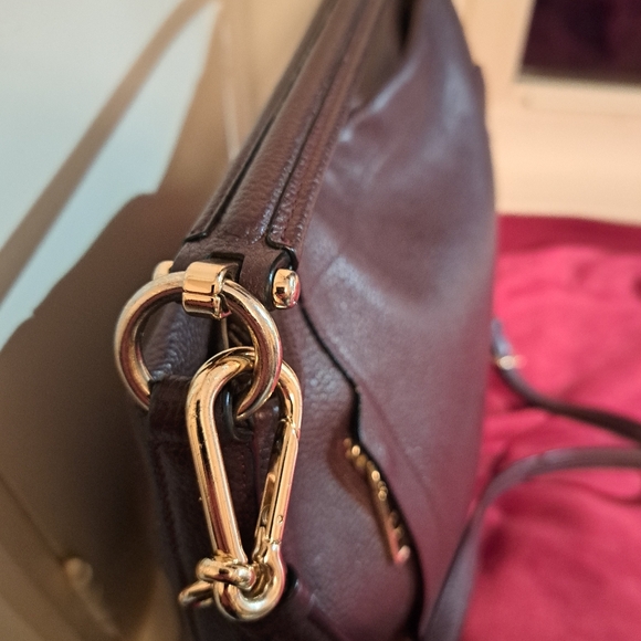 🎁 NEW COACH Scout Hobo Burgundy Oxblood Satchel/Shoulder/Crossbody Bag - Picture 6 of 16